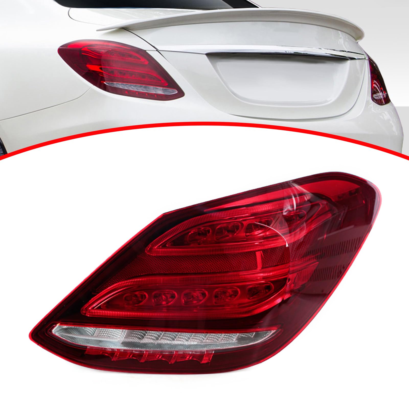Amazon.com: JESYMBX Tail Light Assembly For Mercedes-Benz C-class
