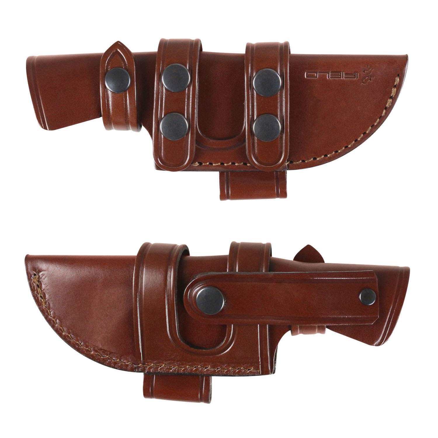 iFIELD EL29106 Multifunzionale escursionismo, caccia e sopravvivenza coltello per l'esterno, manico in legno Cocobolo con acciaio inox MOVA-58, fatto in Albacete (Spagna)