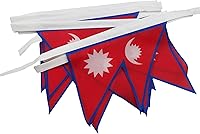 Vista 14 de Guatemala 19.7 ft BUNTING Flag 20 banderas 9'' x 6'' - Banderas de cuerda guatemalteca 5.9 x 8.3 in - AZ FLAG