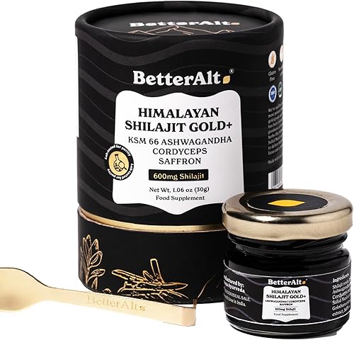 Miniatura 13 de Better Alt Gomitas de Shilajit puro del Himalaya con 100% Shilajit | Grado Oro de alta potencia | 60 gomitas para aumento de energía y apoyo