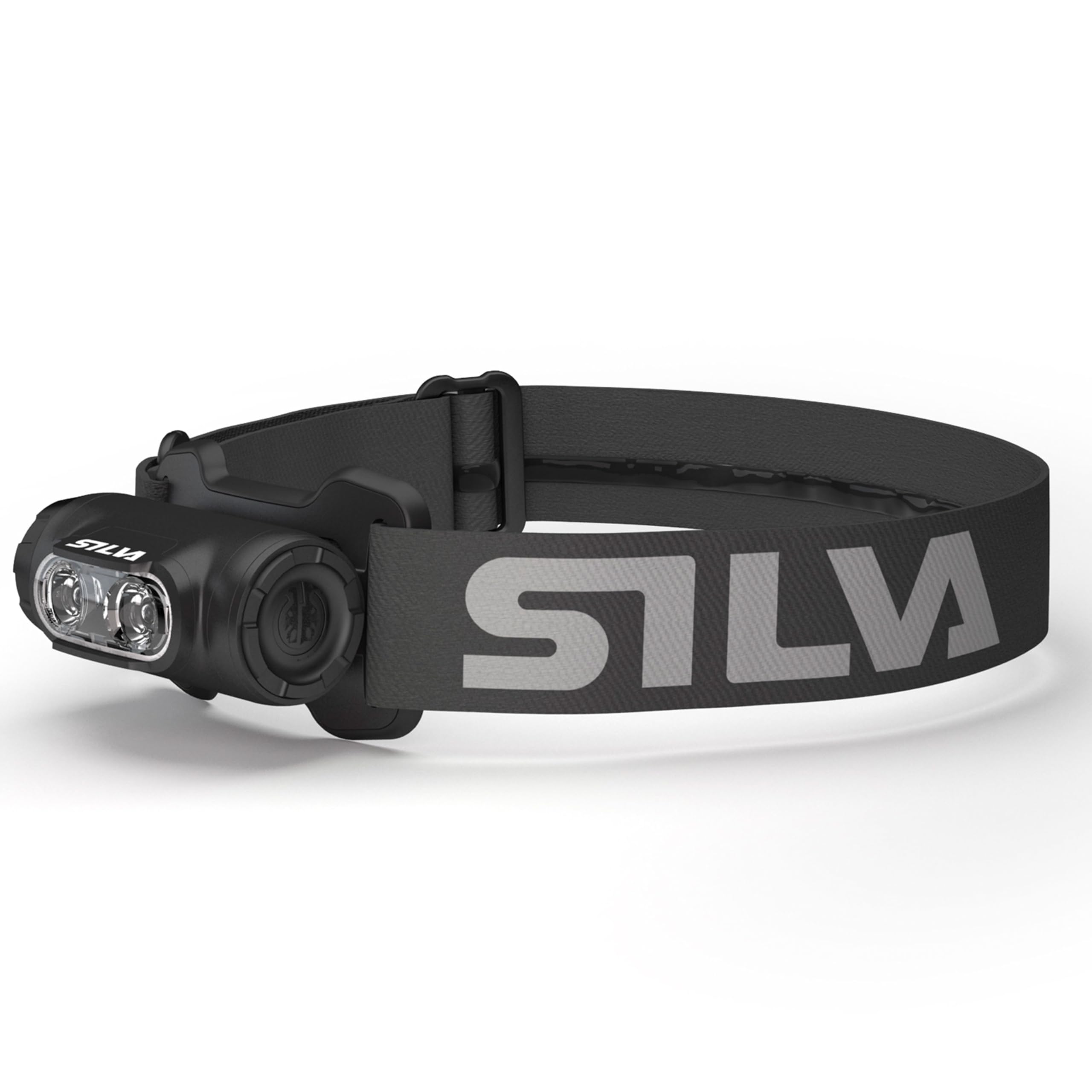 Silva Head Torch Rechargeable USB - Explore 4RC - 400 Lumen LED Head Lamp - 3 Brightness Levels & 3 LED Colours - Waterproof Powerful Torch - Orange & Red Light - for Outdoor & Running