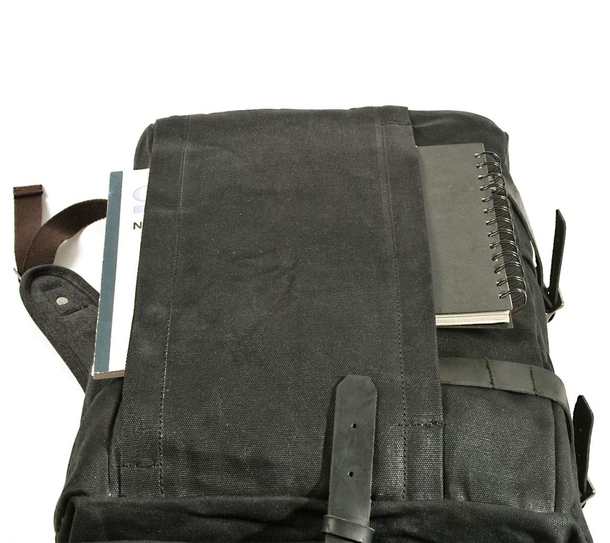 Sac à Dos Moto/Sacoche Moto Canvas Vintage VR2 20L Noir