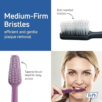 TEPE Select Medium Medium Hard Toothbrush varieties