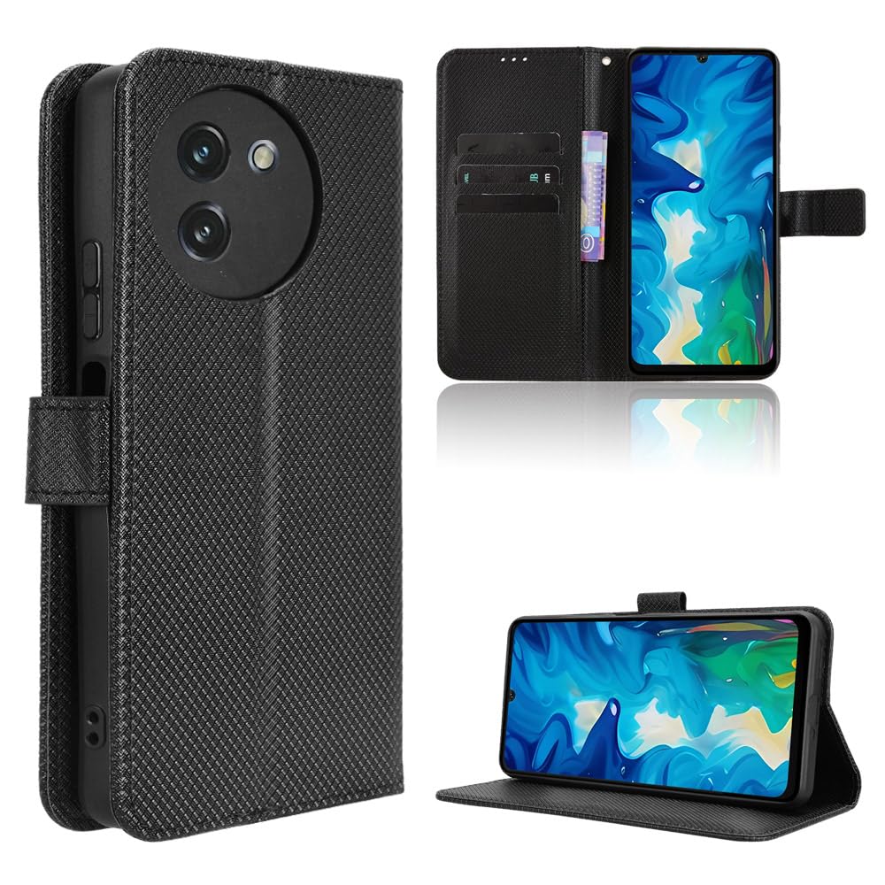 Étui Portefeuille Magnétique Pour Doogee Note 59 / Note 59 Pro - Cuir PU, Protection Anti-chute, Style Folio | Marron - 3