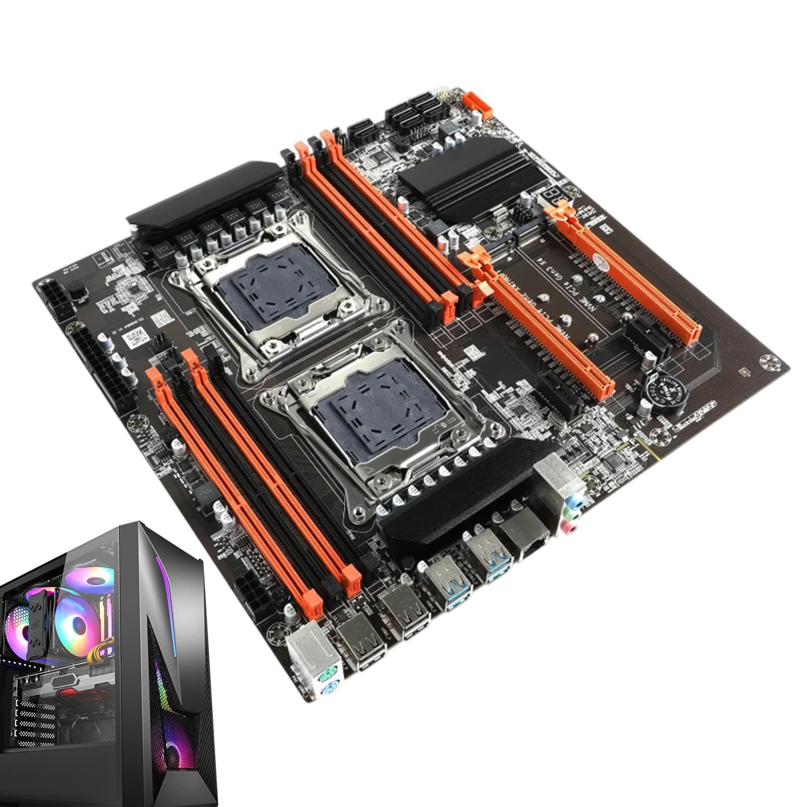 新品X99 ゲーミングマザーボード・CPU ×2・RAM64GB 3点セット 新品X99 ゲーミングマザーボード・CPU ×2・RAM64GB 3点セット