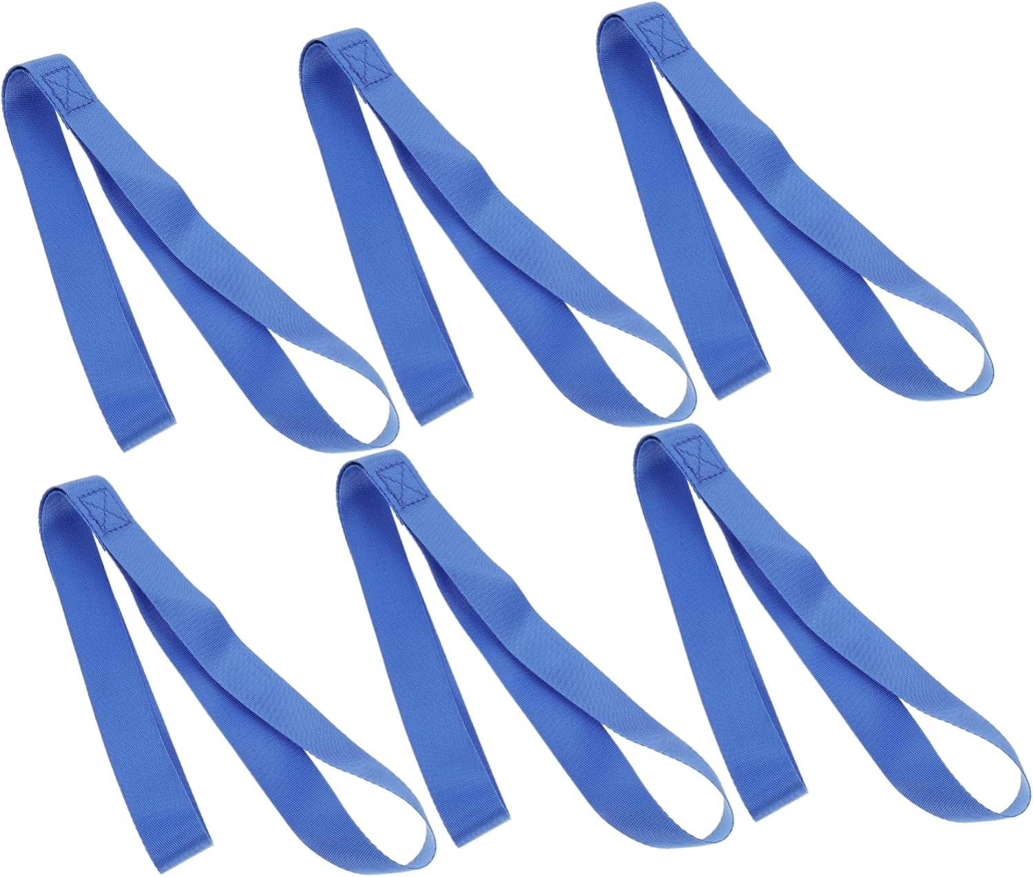 MAGICLULU 6pcs Soft Loop Tie Down Straps for Motorcycle Camping Gear Heavy Duty Soft Securing