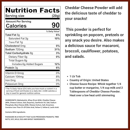 Miniatura 3 de Queso Cheddar en polvo