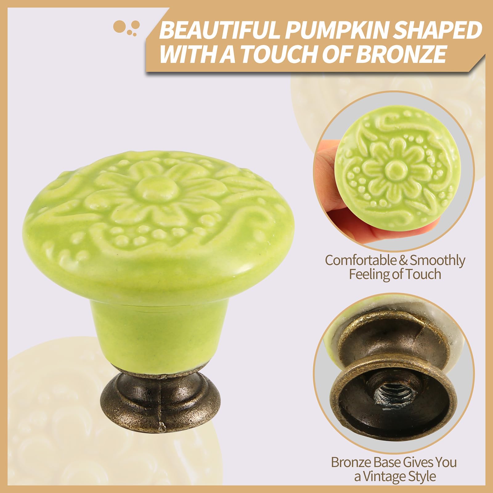 Zernmiarder Sage Green Ceramic Knobs 5 Pack Flower Drawer Pulls Vintage Cabinet Knobs - Antique Dresser Pulls with Screws for Closet Drawer Cupboard Cabinet and DIY Home Project - Amazon.com Zernmiarder Sage Green Ceramic Knobs 5 Pack Flower Drawer Pulls Vintage Cabinet Knobs - Antique Dresser Pulls with Screws for Closet Drawer Cupboard Cabinet and DIY Home Project - Amazon.com