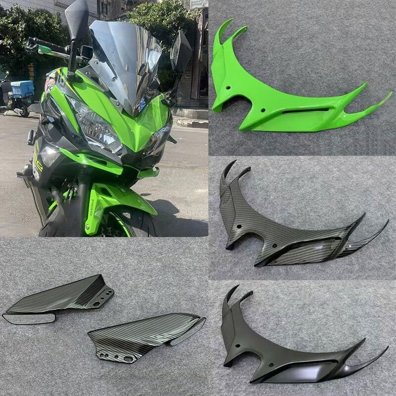 Déflecteurs rétroviseurs de moto aérodynamiques pour carénage Ninja 650 - 2