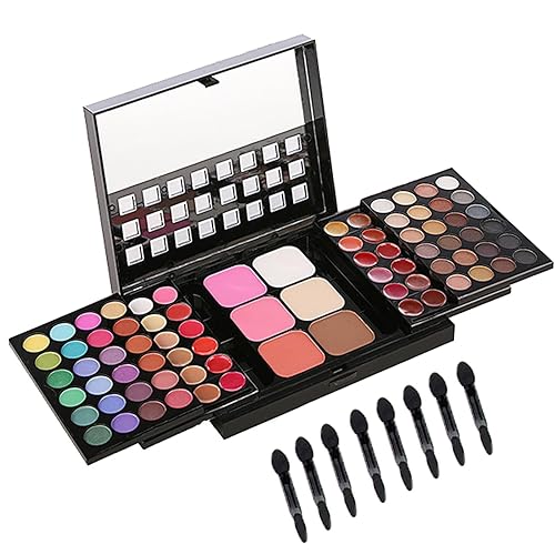 BONNIE CHOICE Kit completo de maquillaje todo en uno para mujer, juego de maquillaje de regalo para el día de San Valentín, incluye 48 sombras de