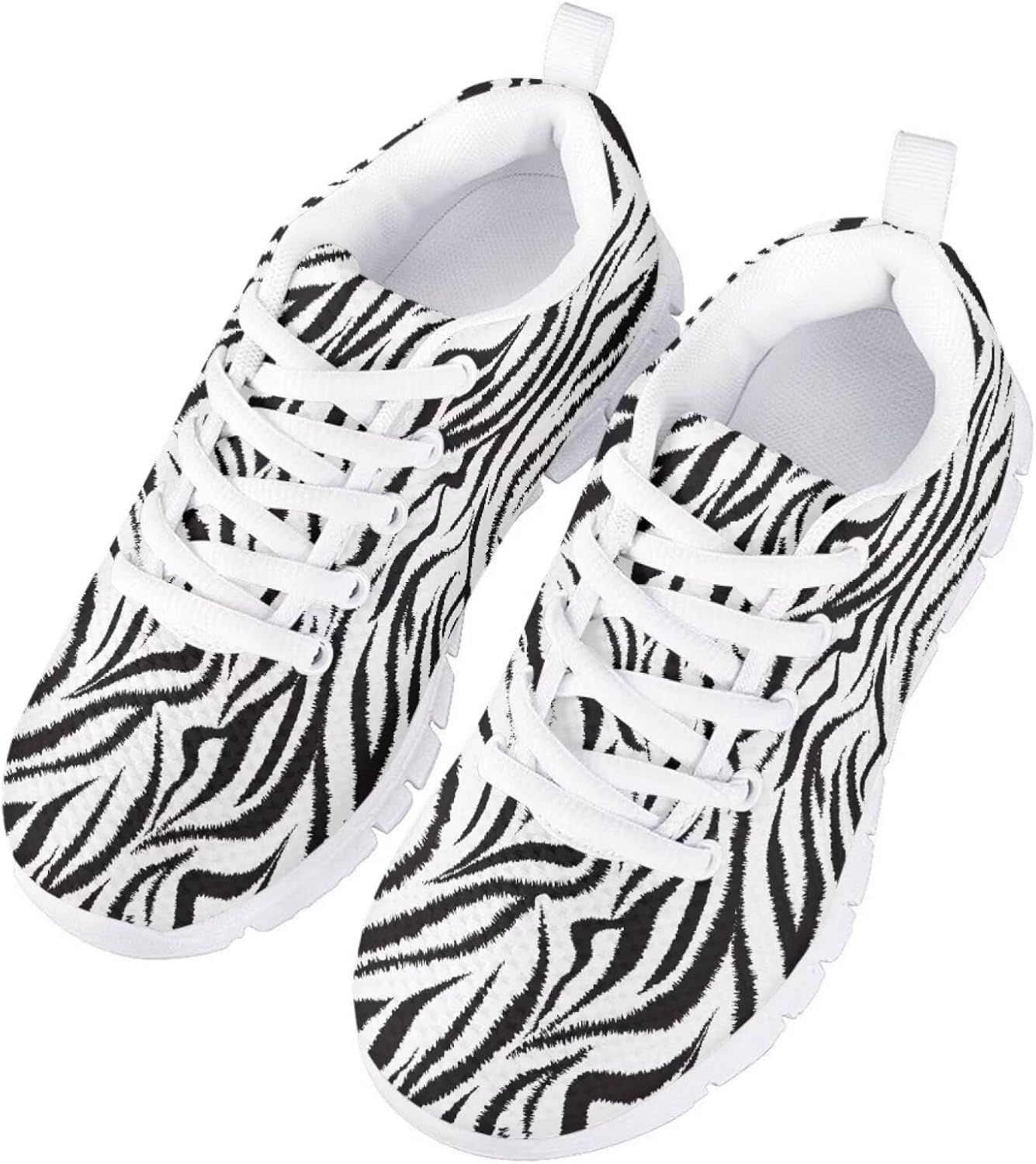 Funnydude Cute Print Girls Tennis Shoes Little/Big Kids Lightweight Sneakers Lace up Running Shoes
