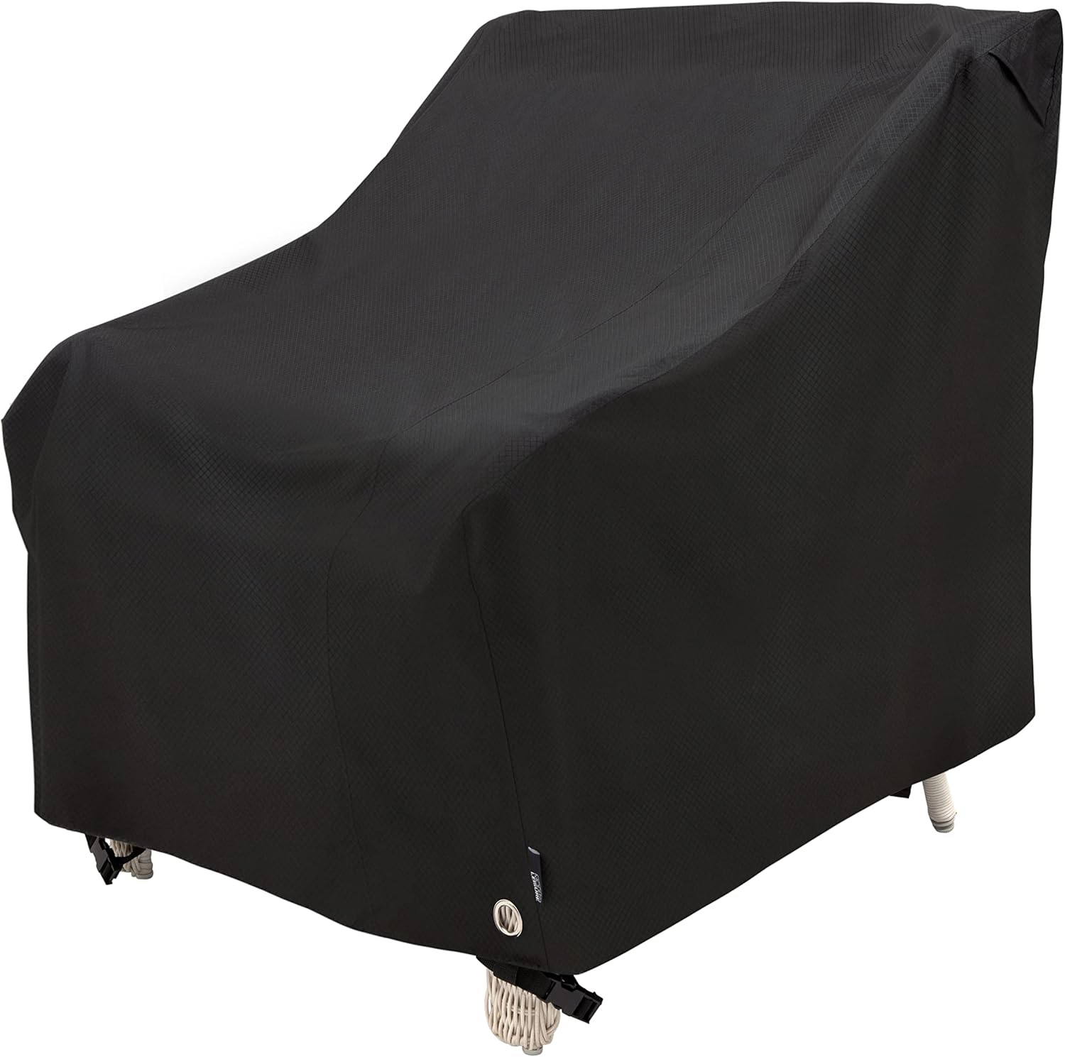 Modern Leisure Black Diamond Patio Lounge/Club Chair Cover, Waterproof, 35" L x 38" W x 31" H, Black