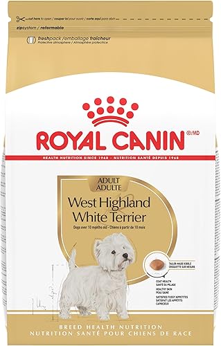 Royal Canin West Highland White Terrier - Alimento seco específico para perros adultos, bolsa de 10 libras