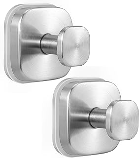 Sponsored Ad - warlve Suction Cup Hooks for Shower - Reusable No-Drill Mounting - Hooks for Towels, Robes & Loofah on Meta...