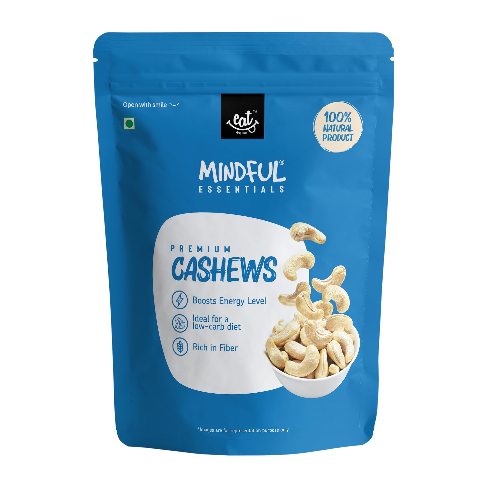 - Mindful Premium Healthy Cashew for Eat | High Protein & Dietary Fiber | Antioxidant | Natural Flavors & Taste | Premium Cashews Nut - 1kg