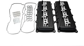 Aluminum Cast Valve Covers for Gen 3 III Hemi 5.7L 6.1L 6.4L For HEMI Gen III Cast Valve Cover Black