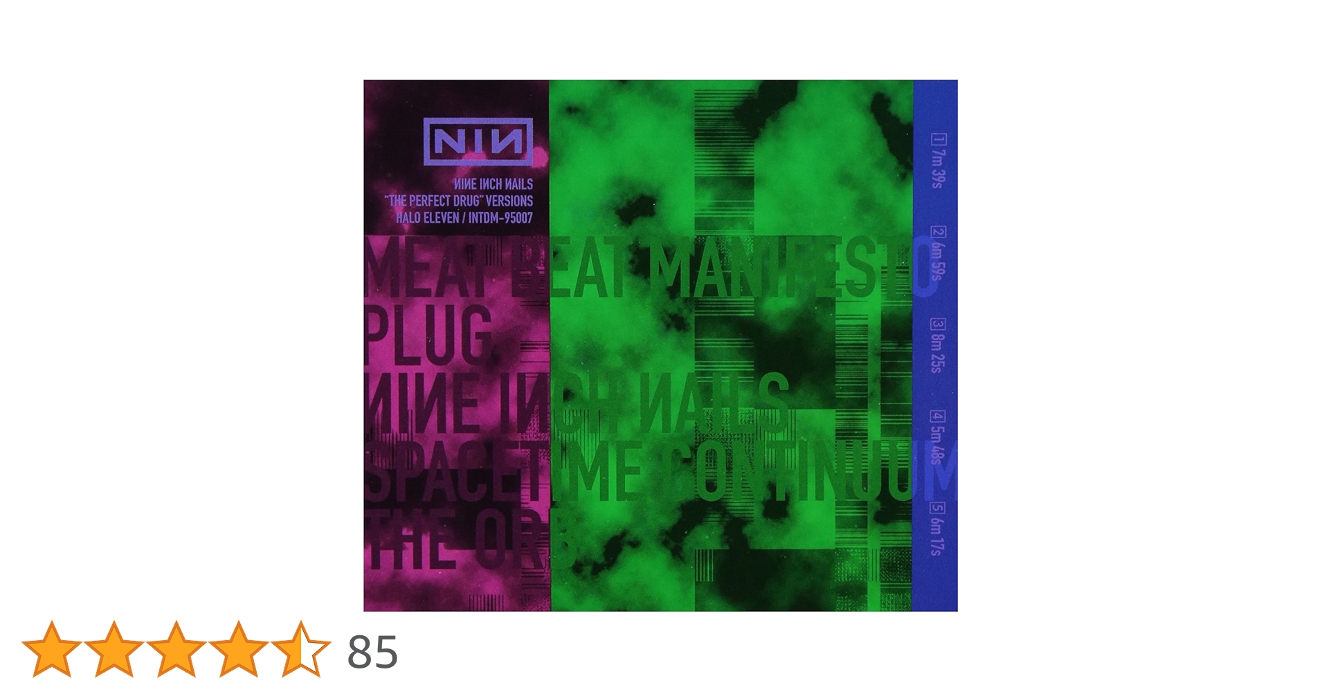 洋楽 Nine Inch Nails The Perfect Drug LP 3x Vtg 1997 NIN 12