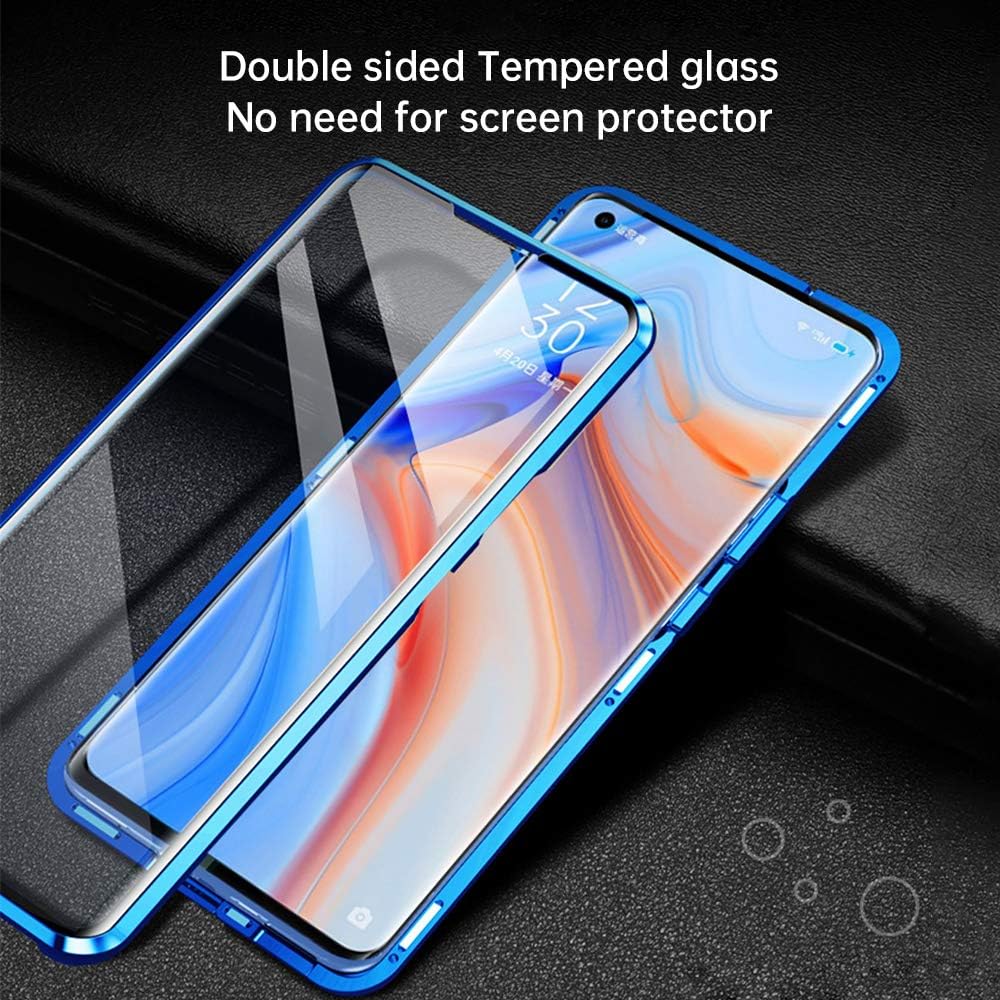 double sided magnetic glass case for oneplus nord