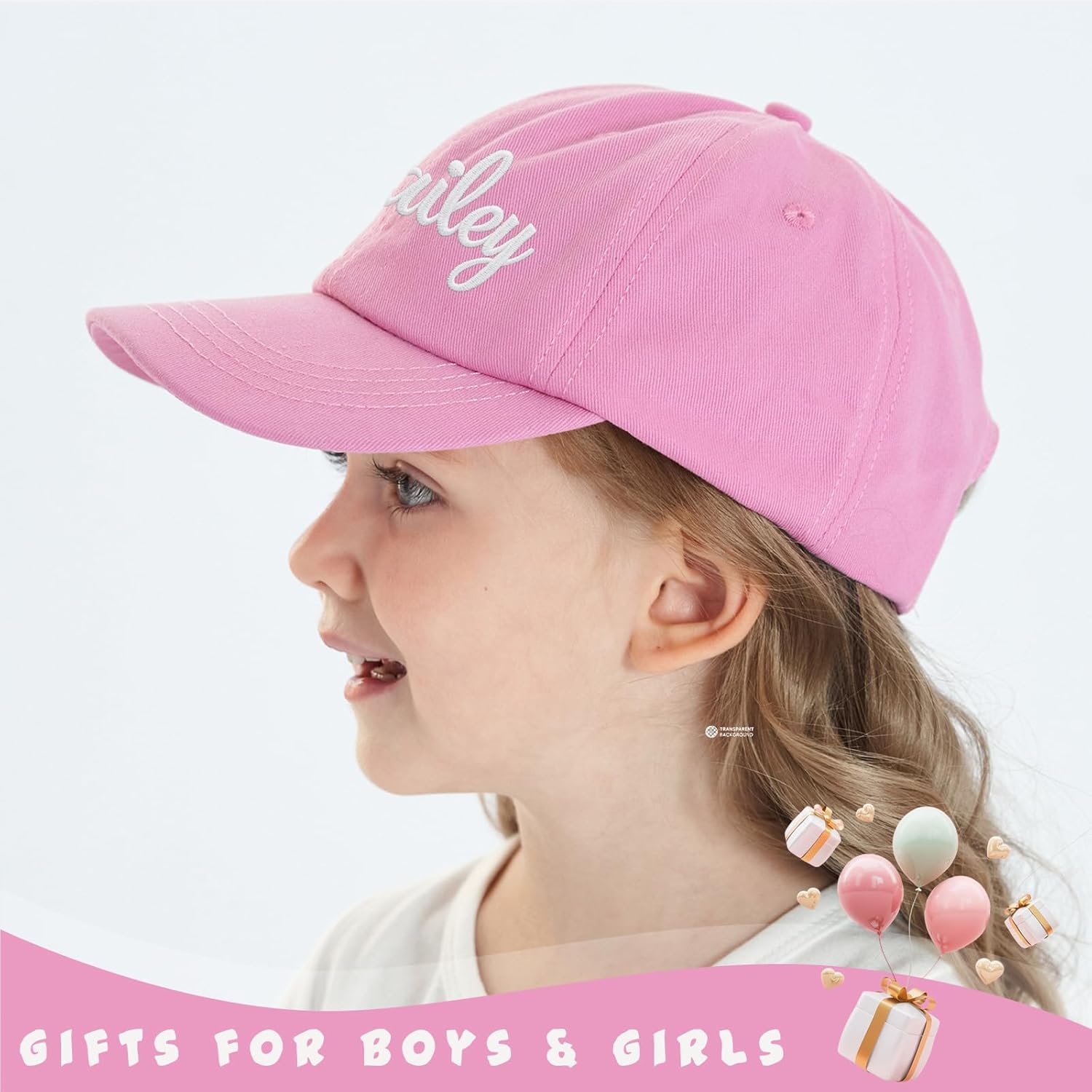 Custom Toddler Girl Baseball Hat Personalized Toddler Girls Baseball Cap Custom Embroidered Hats Kid Ball Caps - Image 5