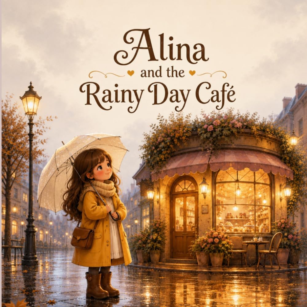 Alina and the Rainy Day Café: A Cozy Rainy Day Story for Children