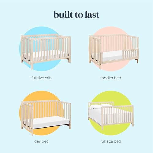 Miniatura 7 de Carter’s by Davinci Colby 4-in-1 Convertible Crib - GREENGUARD Gold Certified Convertible Baby Crib to Toddler Bed, Daybed, Full-Size Bed - Wooden