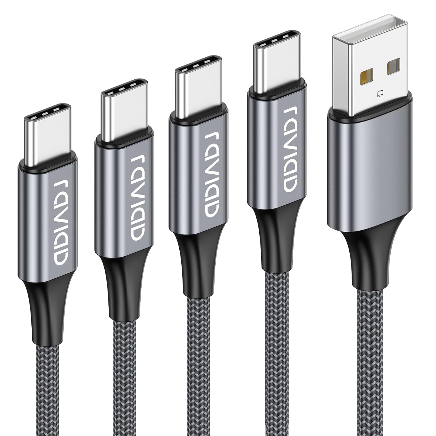 Cavo USB RS PRO Maschio USB di tipo A Maschio/USB di tipo C, L. 1 m, col. Bianco | RS
