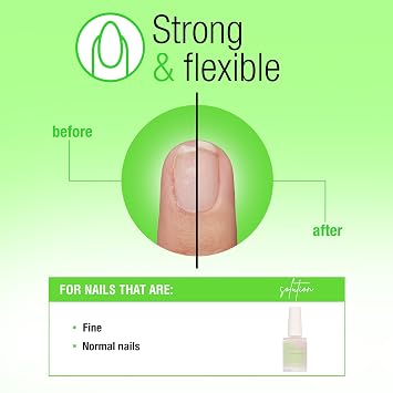 Nail Tek Ridge Filler Formula 1 Nail Strengthener Polish for Strong, Healthy Natural Nails, Clear Smoothing Repair for Weak Damaged Nails, 0.5 fl oz