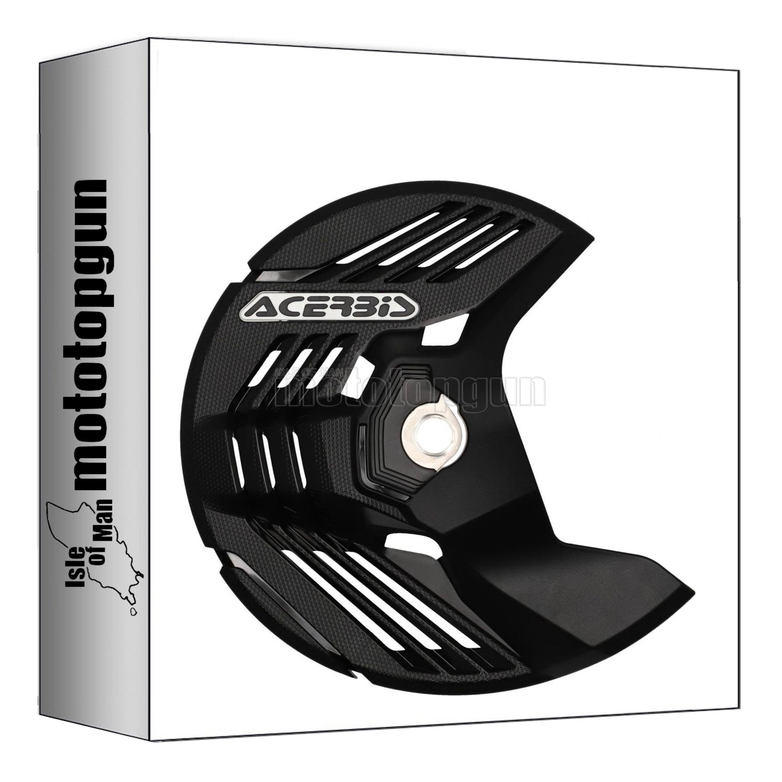 Acerbis 0026230.090 tapa de disco negro para moto Sherco 300 SE Factory 2024 3
