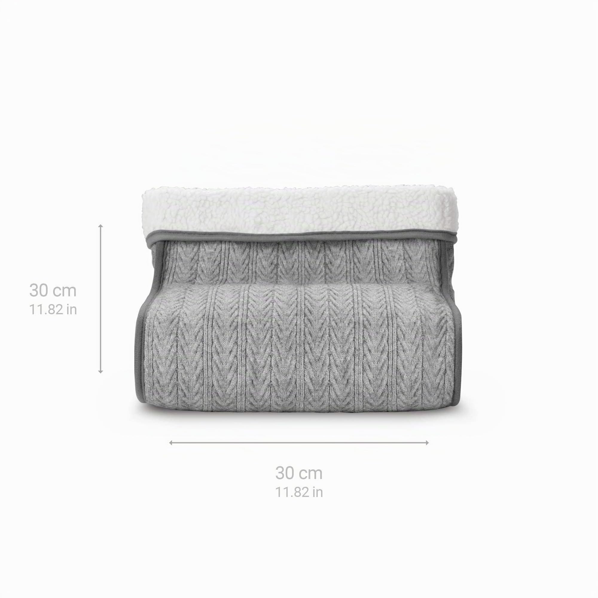 medisana FW 150 chauffe-pieds en tricot, chauffe-pieds électrique, 3 réglages de température, arrêt automatique, protection contre la surchauffe, doublure intérieure pelucheuse et lavable