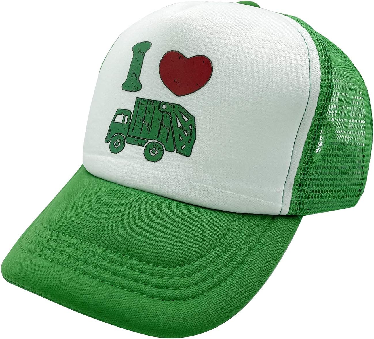 Waldeal Boys' I Love Garbage Trucks Hat Trash Trucker Mesh Cap Birthday Gift - Image 6