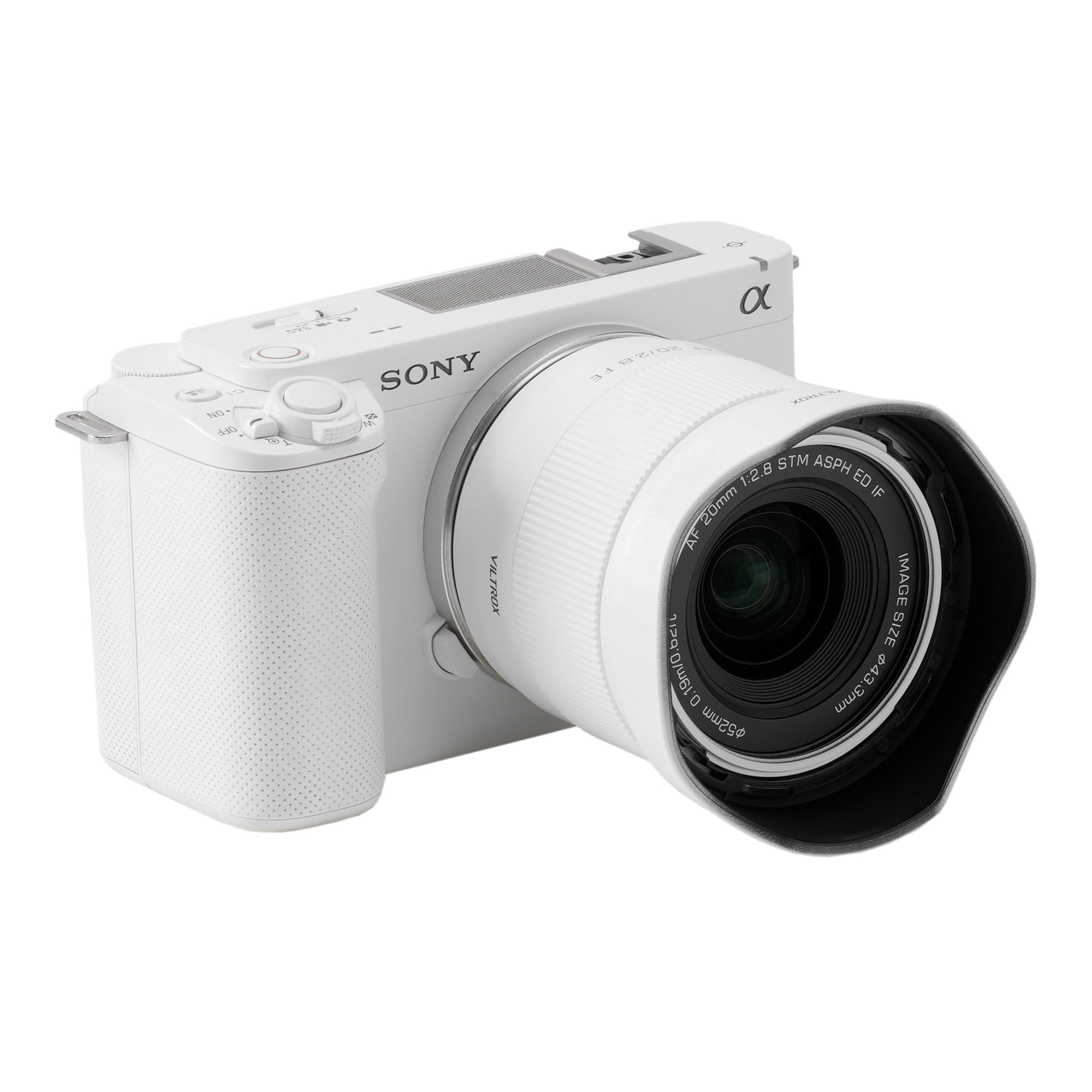 VILTROX 20mm f2.8 FE Lens for Sony e Mount, White Limited Edition