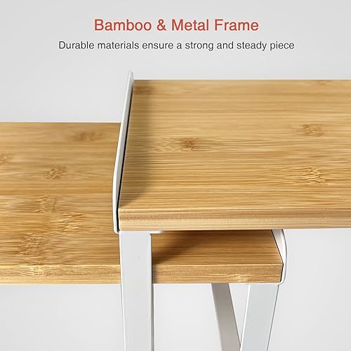 Miniatura 6 de Juego de 4 estantes organizadores de armario de cocina, organizador apilable de encimera para encimera de cocina, organizadores de esquina y estante