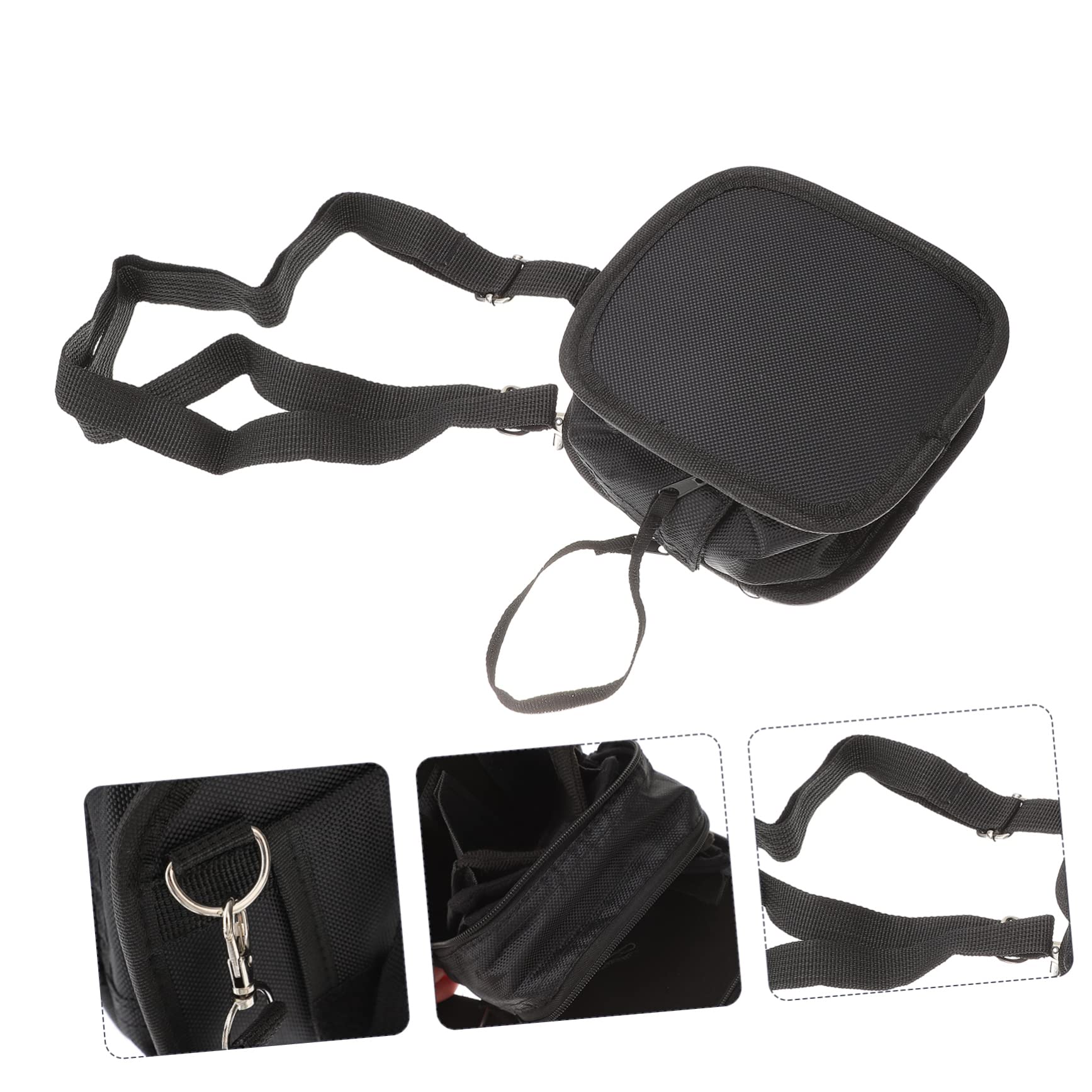 Tofficu Camera Filter Case Lightweight Compact Lens Carrying Bag with Detachable Strap for Slr Photography Easily Fastens to Camera Strap for Changes