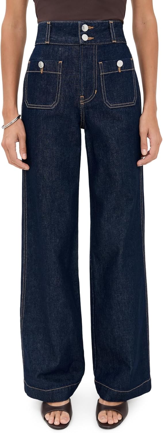 Veronica Beard Jean Women's Taylor High Rise Wide Leg Jeans