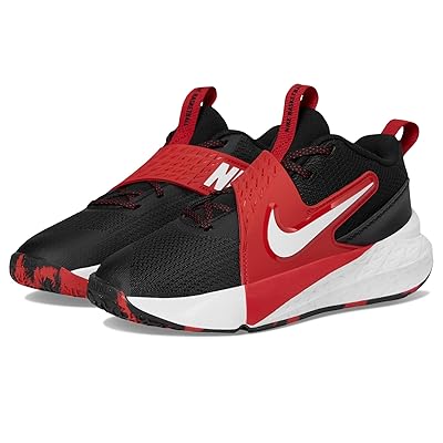 Nike Kids Team Hustle D 12 (big Kid) Kids Shoes Black/White/University Red