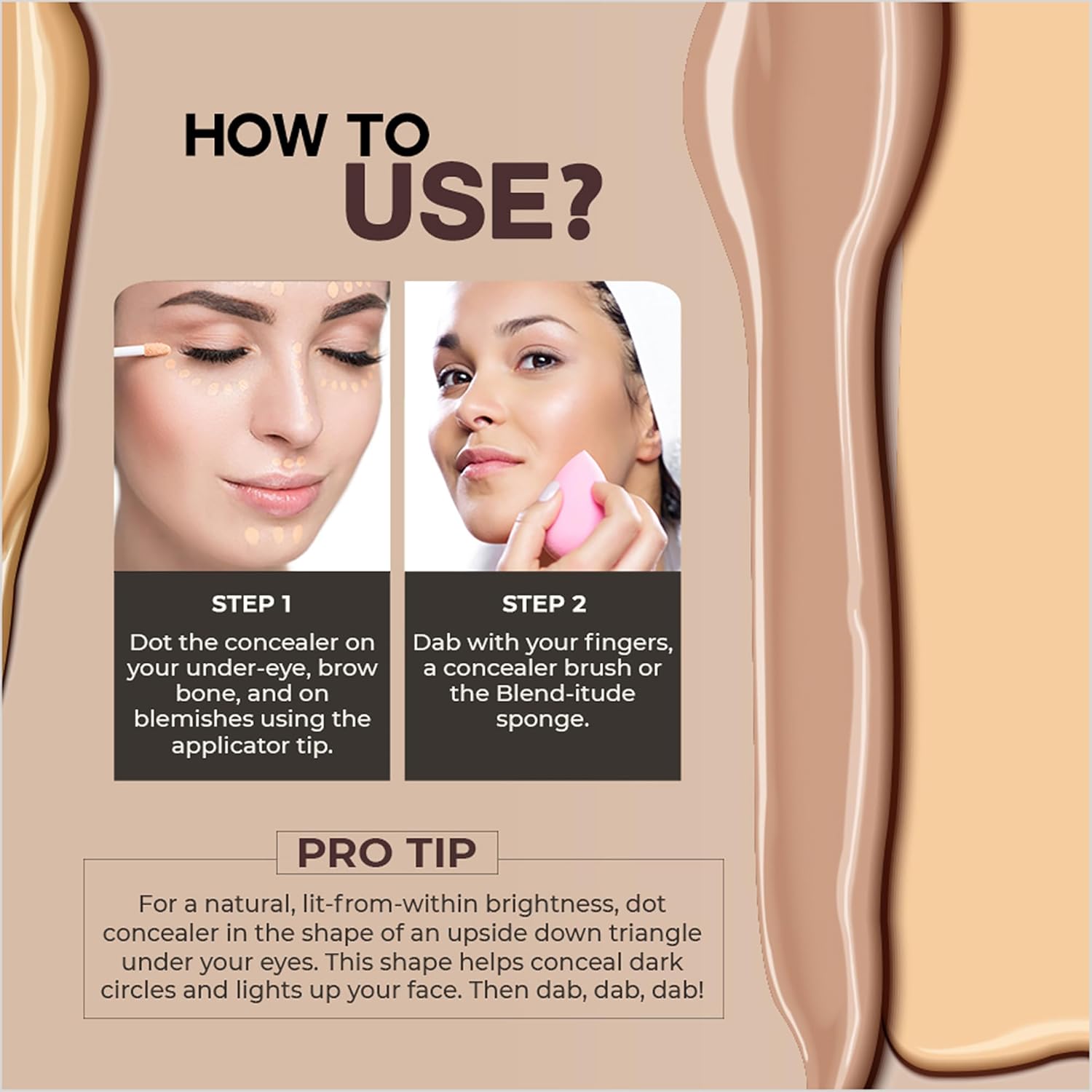 Colorbar Flawless Full Cover Concealer - Face Makeup Concealer with Liquid-to-Powder Formula - Hides Scars and Discoloration - 005 Lacy - 0.2 oz - Image 3