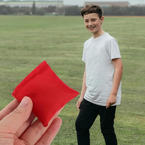 Miniatura 3 de Toddmomy Juego de 20 mini pufs coloridos bolsas de frijoles pequeños para niños, suministros de deportes al aire libre ideal para niños y niñas
