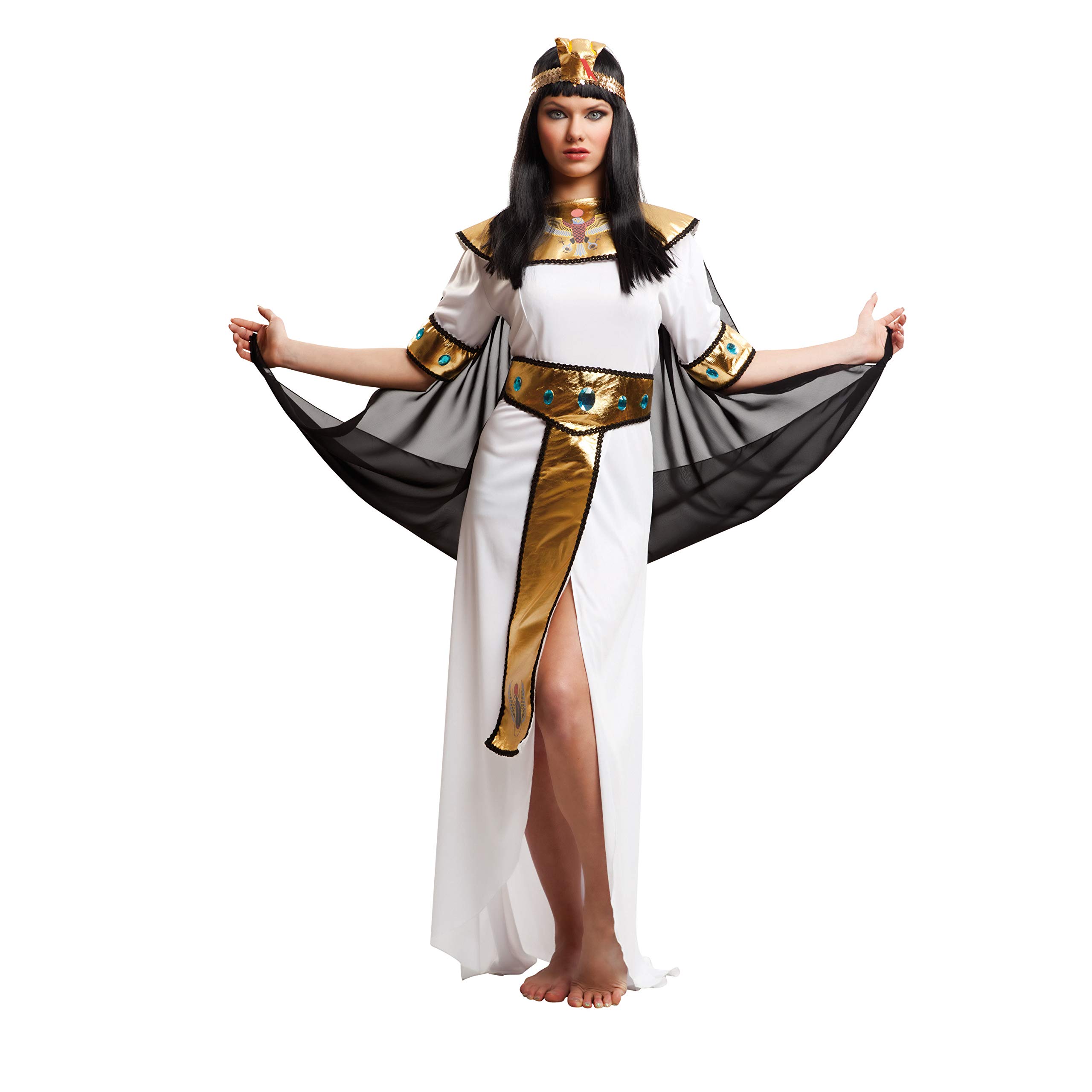 My Other Me Me-203368 - Costume Egiziano Da Scacchi Da Donna, Colore: Bianco, M-L (Viving Costumes 203368)-image