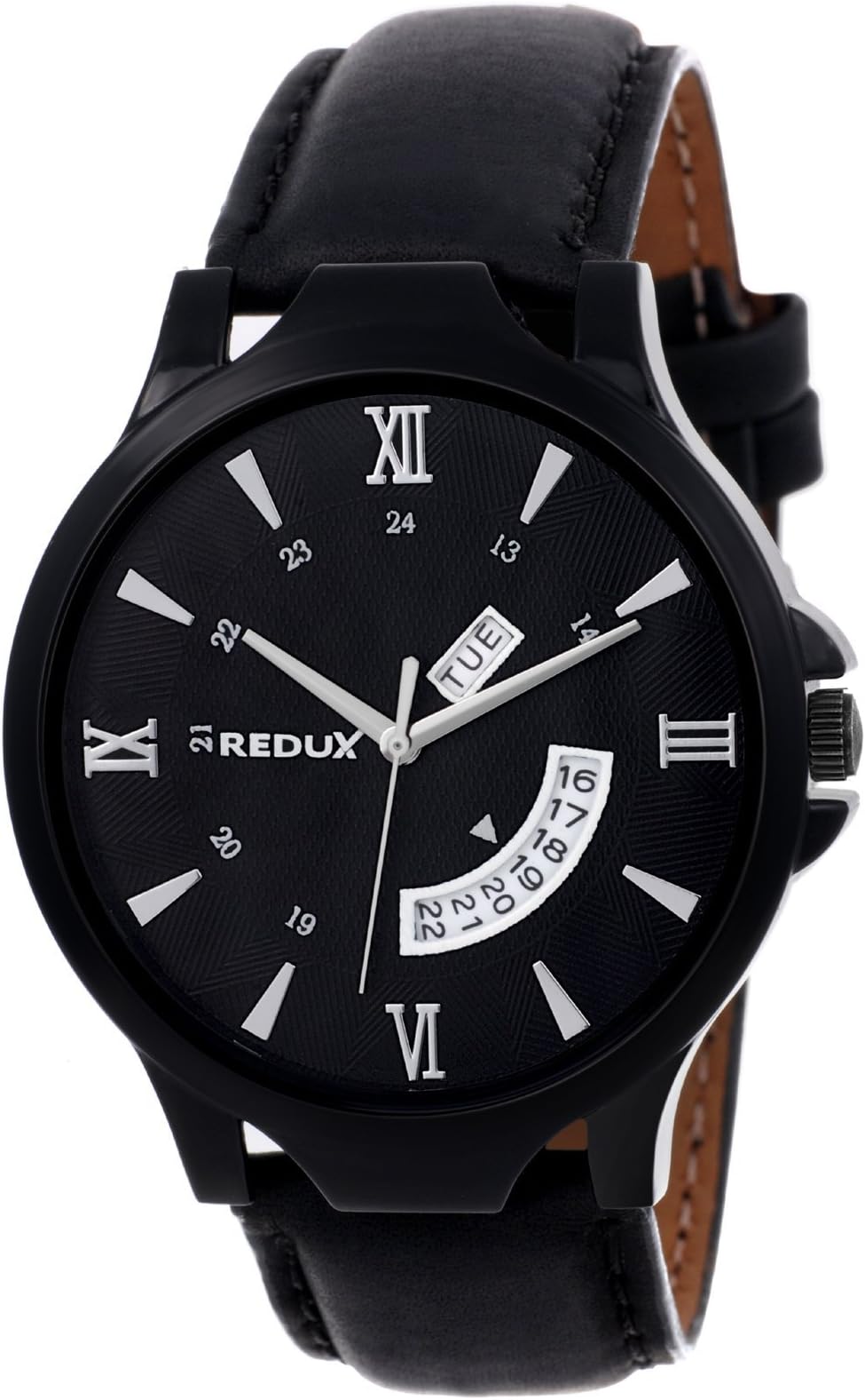 REDUX Analog Men's Watch (Black Dial Black Colored Strap)