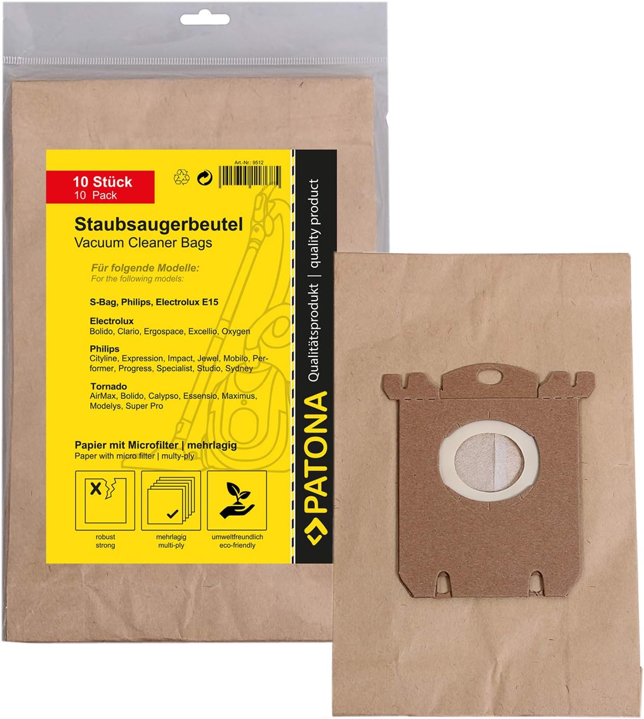 PakTrade Filtro Motore per Aspirapolvere Philips FC 9060