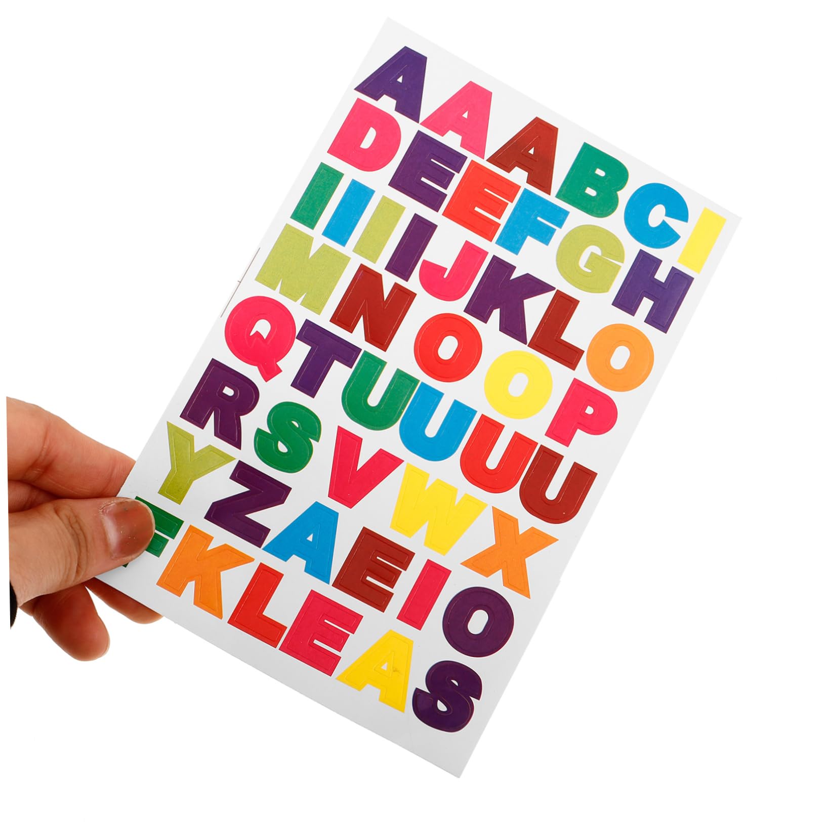 Bemeol Buchstaben-Aufkleber Set – 800 Stück In Boho-Farben, Selbstklebend, 6,3 Cm