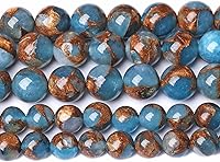 Vista 106 de 45 piezas de cuentas de jade birmano de piedra natural de 5⁄16 pulgadas (8 mm) para hacer joyería, pulseras de cristal de bricolaje