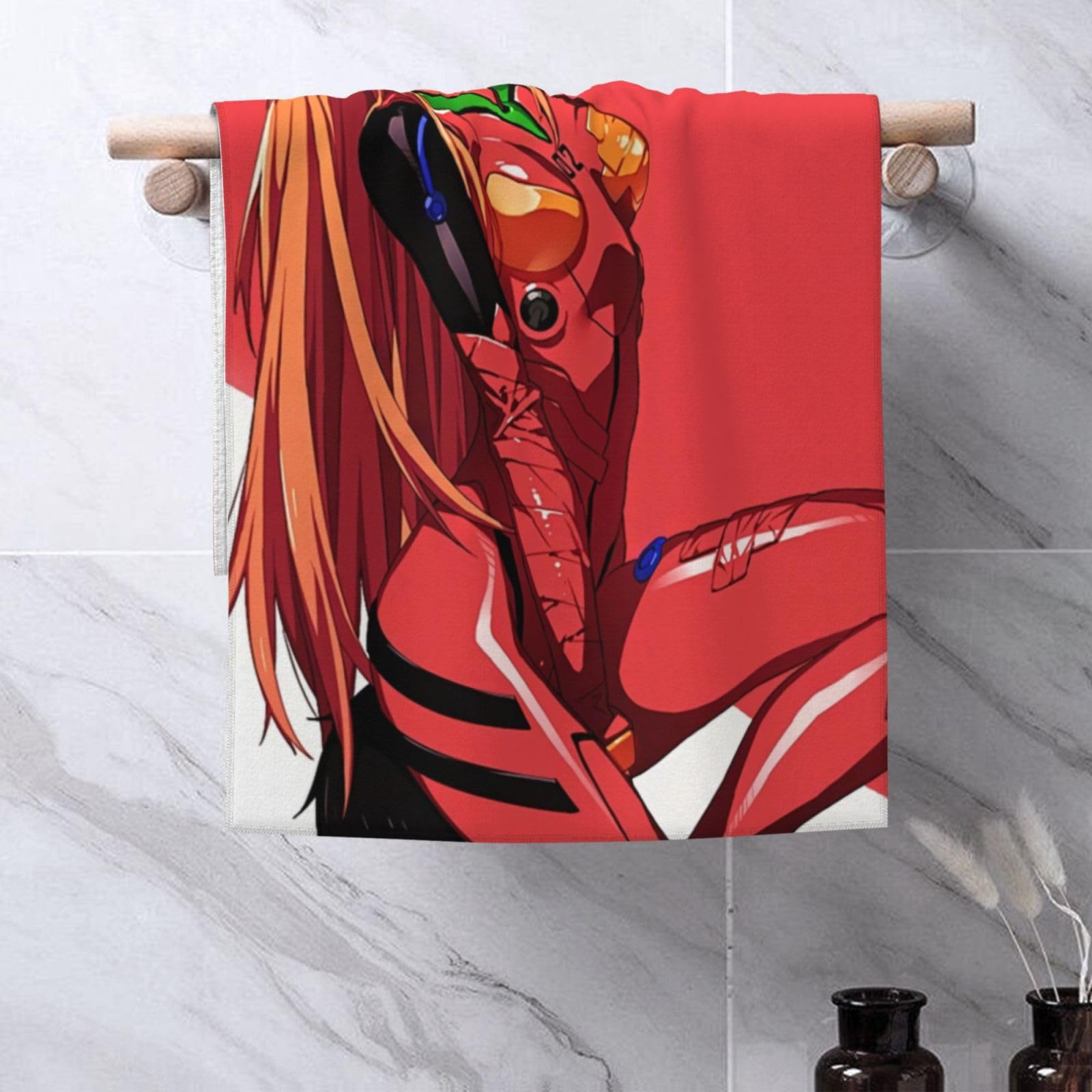 Amazon｜新世紀エヴァンゲリオン アスカ Eva バスタオル ビーチタオル