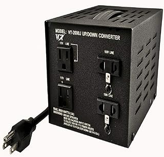 VCT VT-2000J - Japanese Step Up/Down Voltage Transformer Converts Japan 100 Volts To 110V OR Vice Versa - 2000 Watt