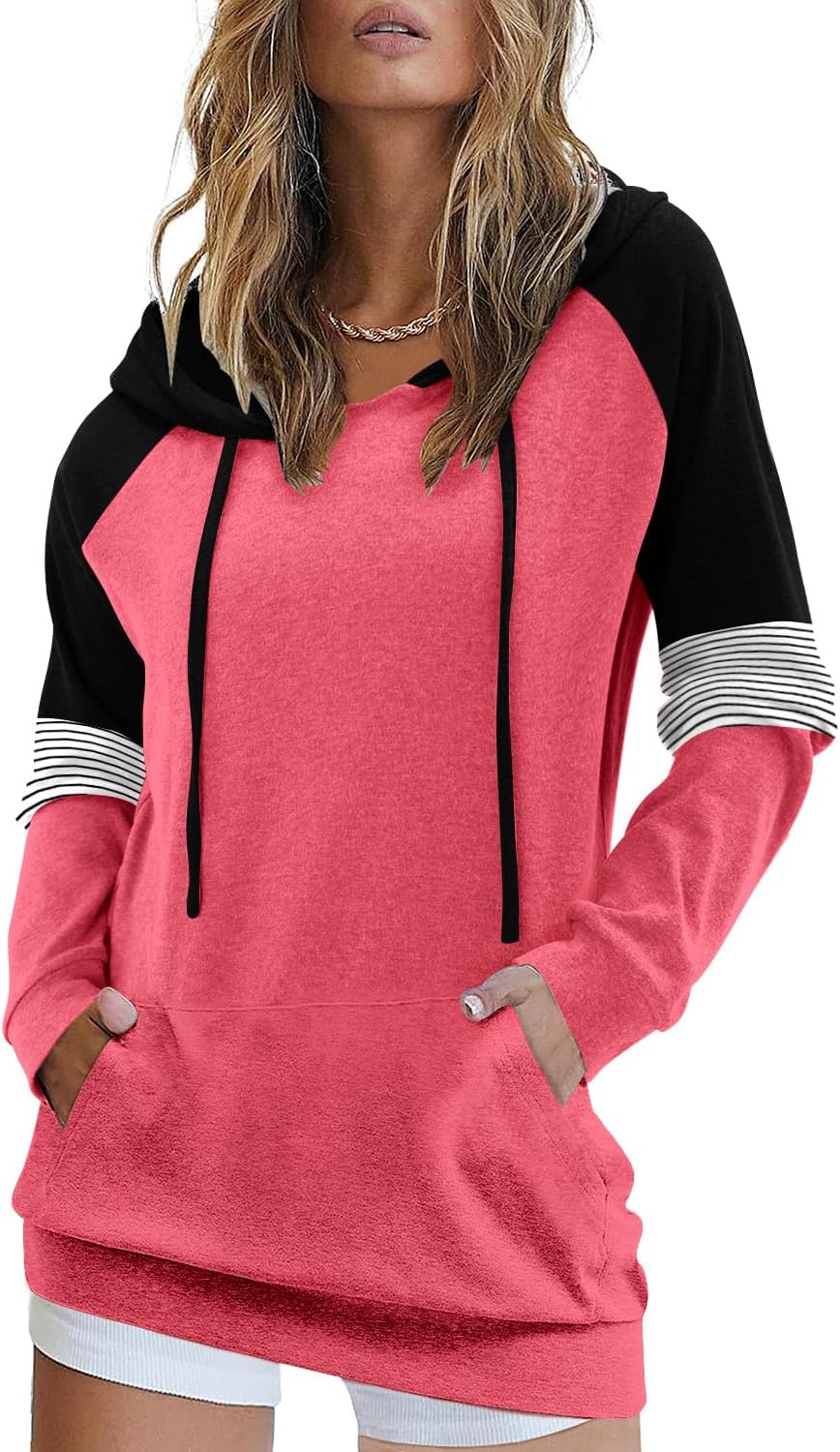 onlypuff Women's Pullover Hoodies Teen Girls Trendy Fall Fashion Tops Hooded Sweatshirts - Image 3