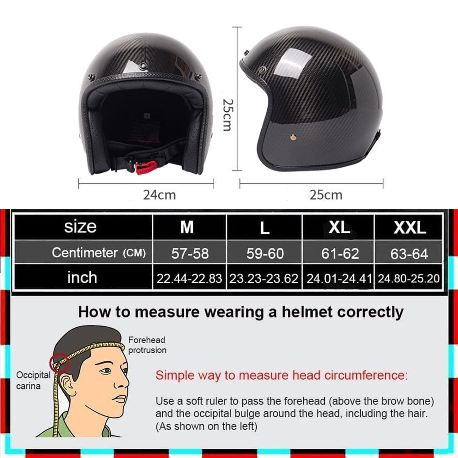Casque Jet Moto Vintage Casques Bols Mobylette Homologué ECEDOT Demi Casque Ouvert Fibre De Carbone pour Adultes Hommes Femmes Convient À Toutes Les Saisons Casques Portable