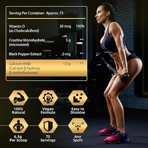 Miniatura 2 de Monohidrato de creatina micronizada para mujeres y hombres, polvo de creatina para hombres y mujeres para mejorar el rendimiento y la fuerza, apoyar