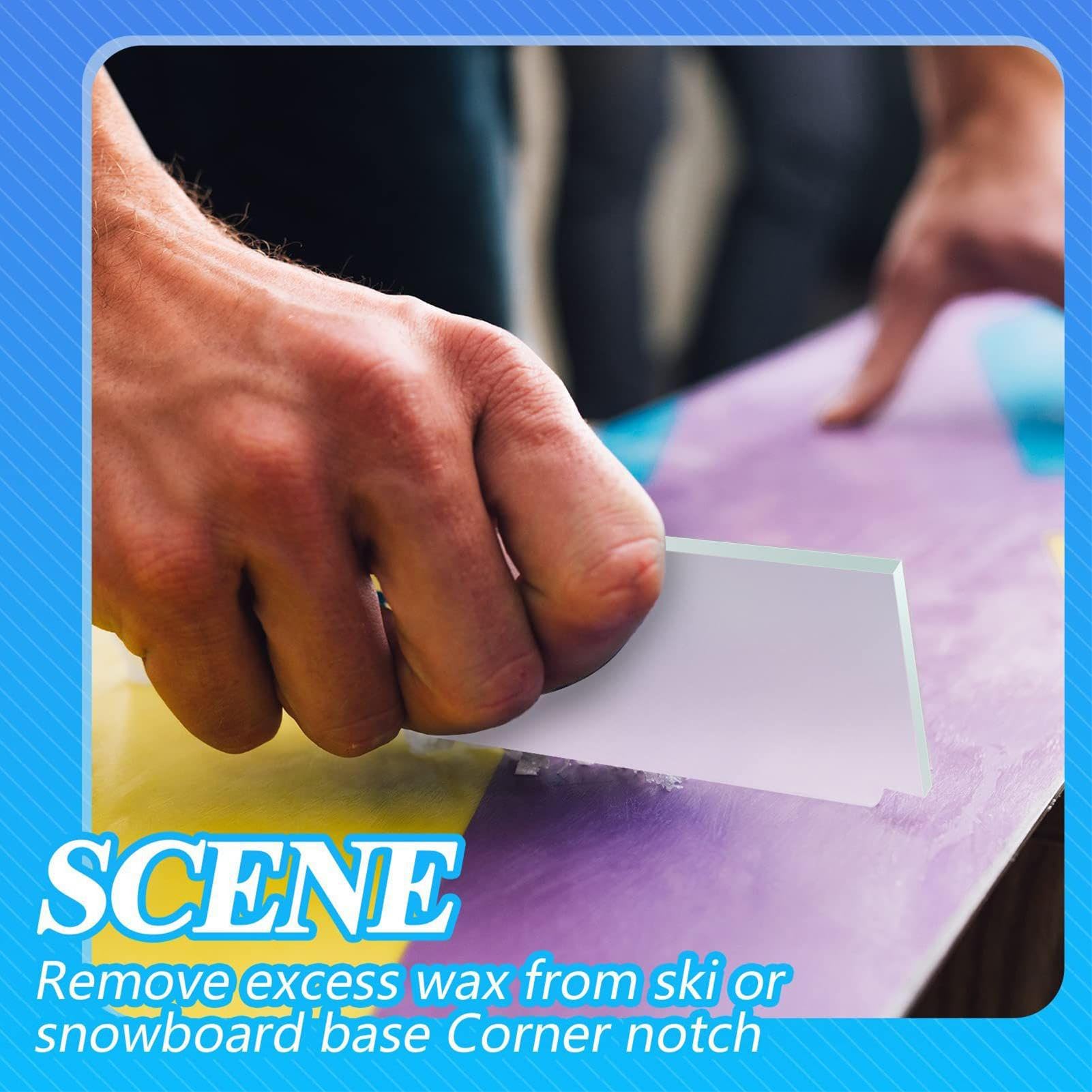 Nettoyant pour base de ski - Instrument de lissage durable pour snowboard et ski, outil d'élimination de la anti-courbure, kit d'entretien pour l'entraînement hivernal | Soutien à la performance