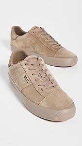 Amazon.com | Hugo Boss BOSS Men's Aiden Suede Sneakers