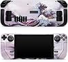 TACKY DESIGN Kanagawa Wave Skin for Steam Deck Skin Watercolor Purple Steam Deck Accessories Vinyl 3M Decal Cute Full Wrap Purple Steam Deck Cover